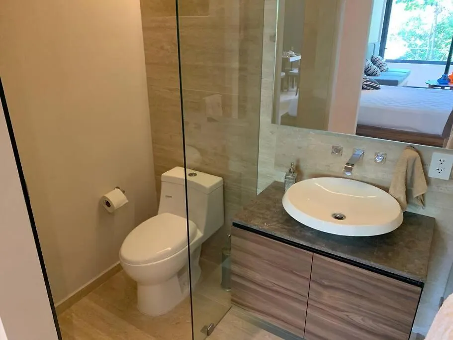 Daire Kaab South Beach - Beautiful Big Studio - Rooftop Pool Ocean View Playa del Carmen Meksika