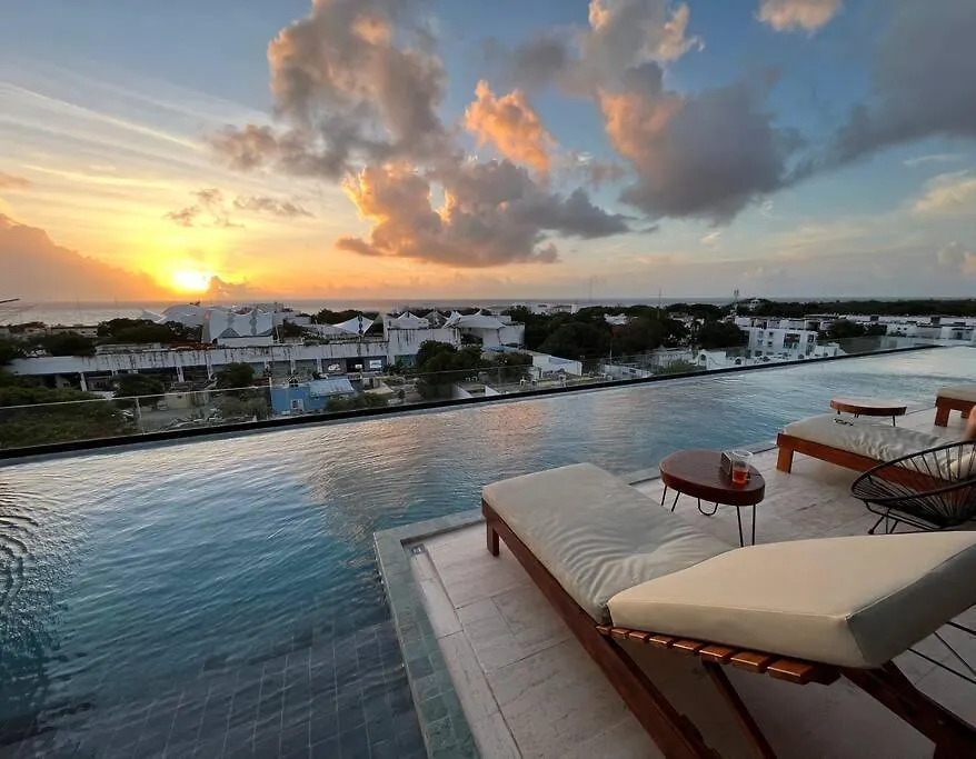 Kaab South Beach - Beautiful Big Studio - Rooftop Pool Ocean View Playa del Carmen Meksika